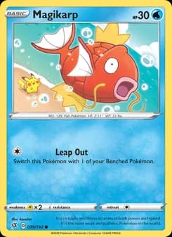 Magikarp card in English