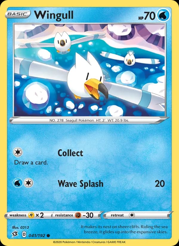 Wingull card in English
