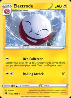 Electrode card in English