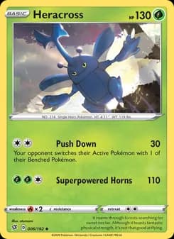Heracross card in English