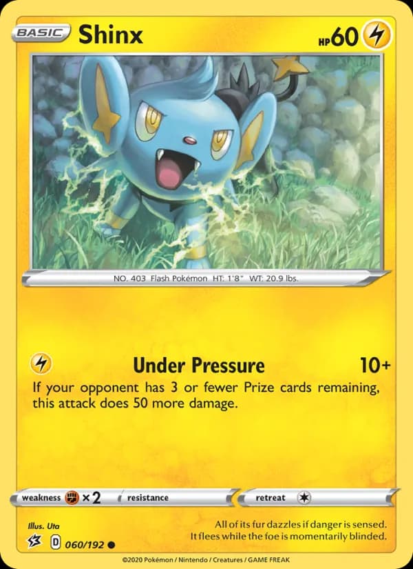 Shinx card in English