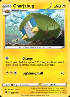 Charjabug card in English