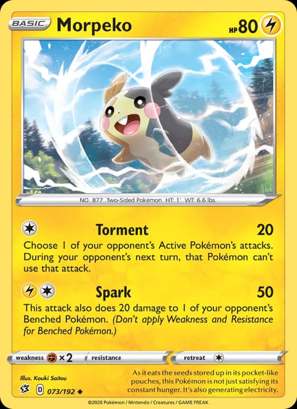 Morpeko card in English