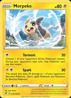Morpeko card in English