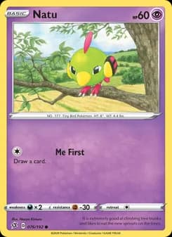 Natu card in English