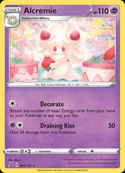 Alcremie card in English