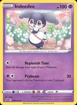 Indeedee card in English