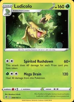 Ludicolo card in English