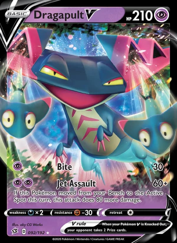 Dragapult V card in English