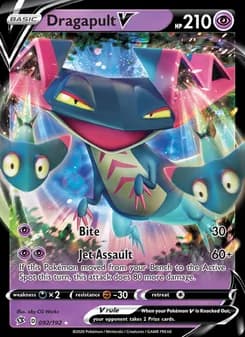 Dragapult V card in English
