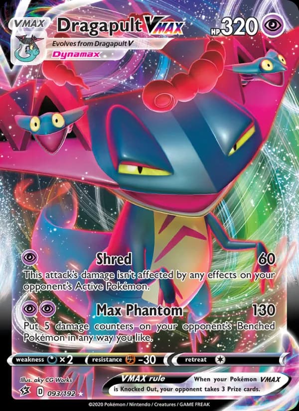 Dragapult VMAX card in English