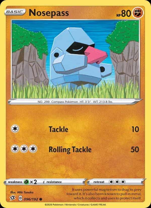 Nosepass card in English