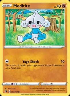 Meditite card in English