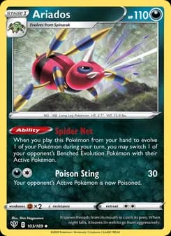 Ariados card in English