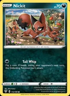 Nickit card in English