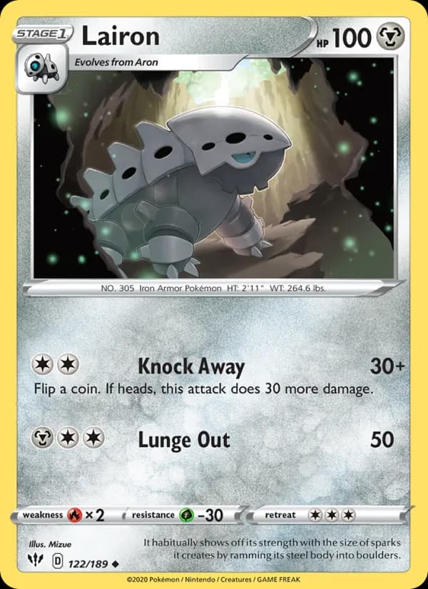 Lairon card in English