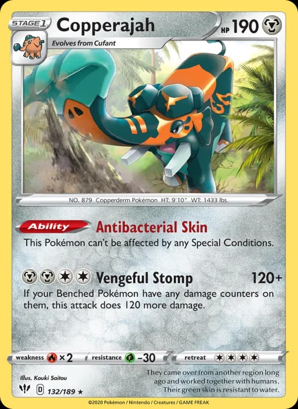 Copperajah card in English