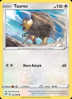 Tauros card in English