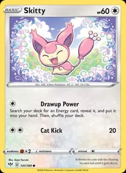 Skitty card in English