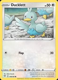 Ducklett card in English
