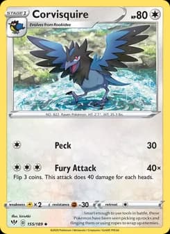 Corvisquire card in English