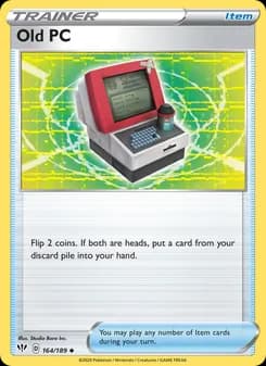Old PC card in English