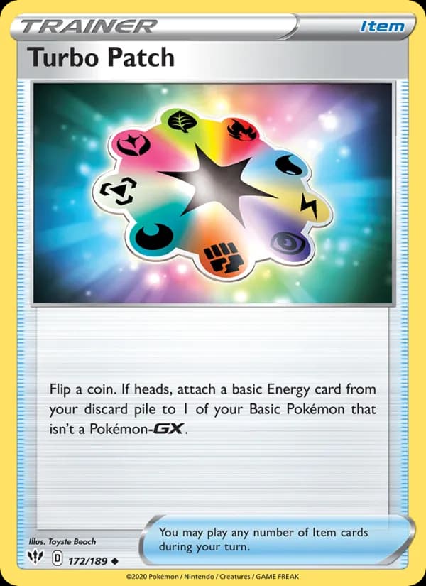 Turbo Patch card in English