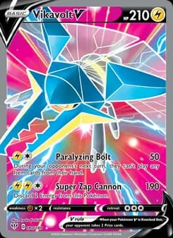 Vikavolt V card in English