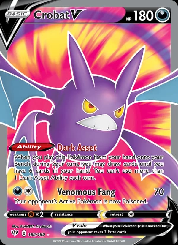 Crobat V card in English
