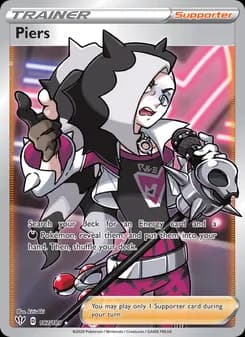 Piers card in English