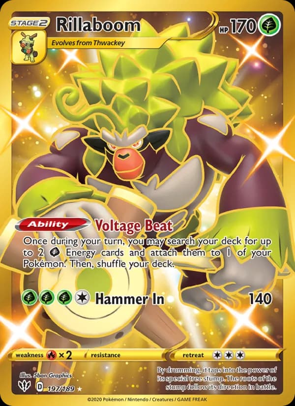 Rillaboom card in English