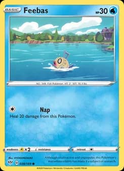 Feebas card in English