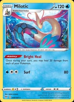 Milotic card in English