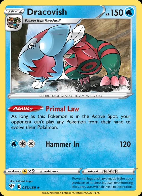 Dracovish card in English