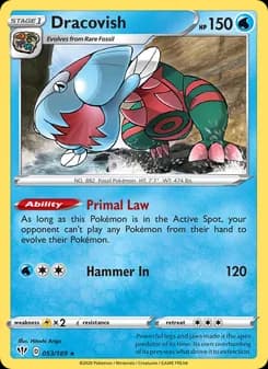 Dracovish card in English