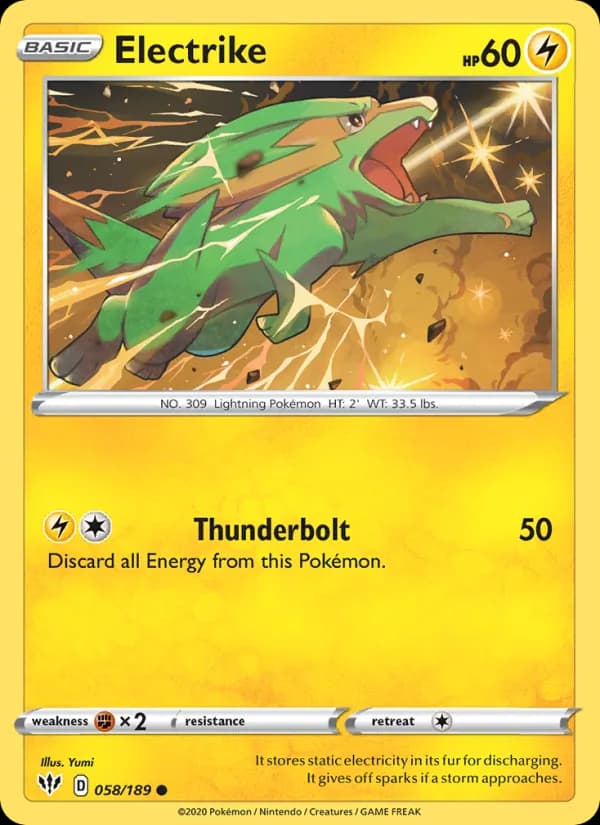 Electrike card in English