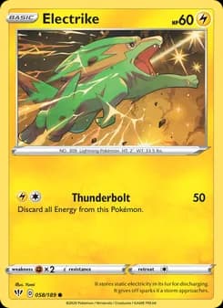 Electrike card in English