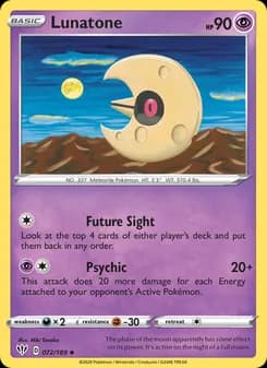 Lunatone card in English