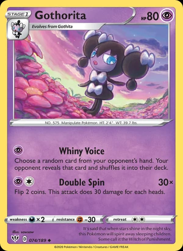 Gothorita card in English