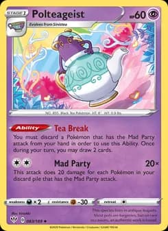 Polteageist card in English