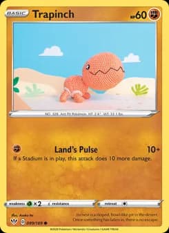 Trapinch card in English