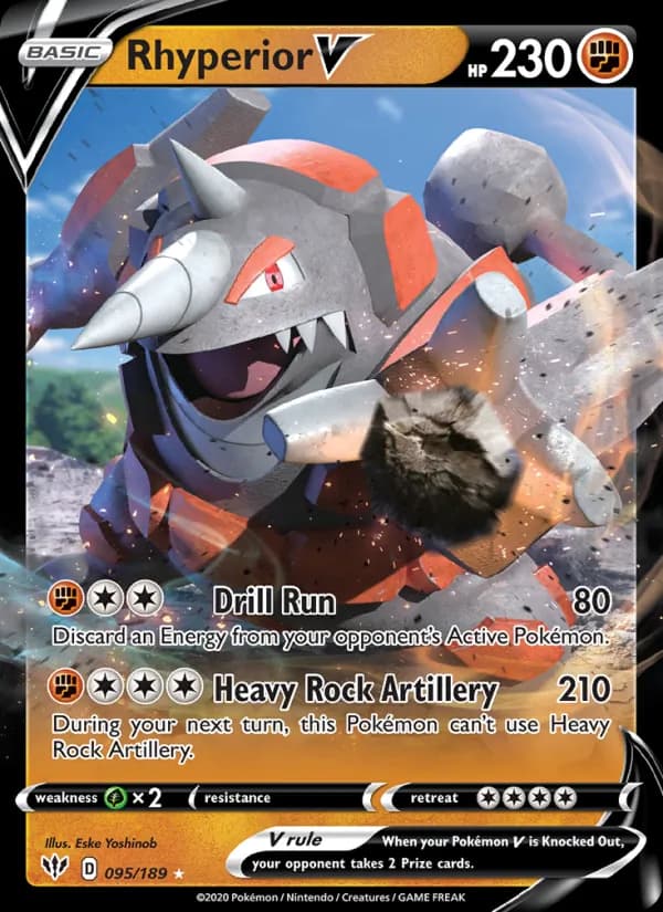 Rhyperior V card in English