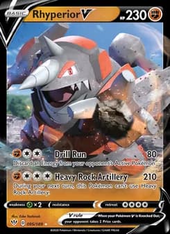 Rhyperior V card in English