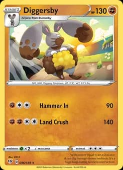 Diggersby card in English