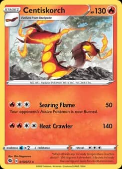 Centiskorch card in English