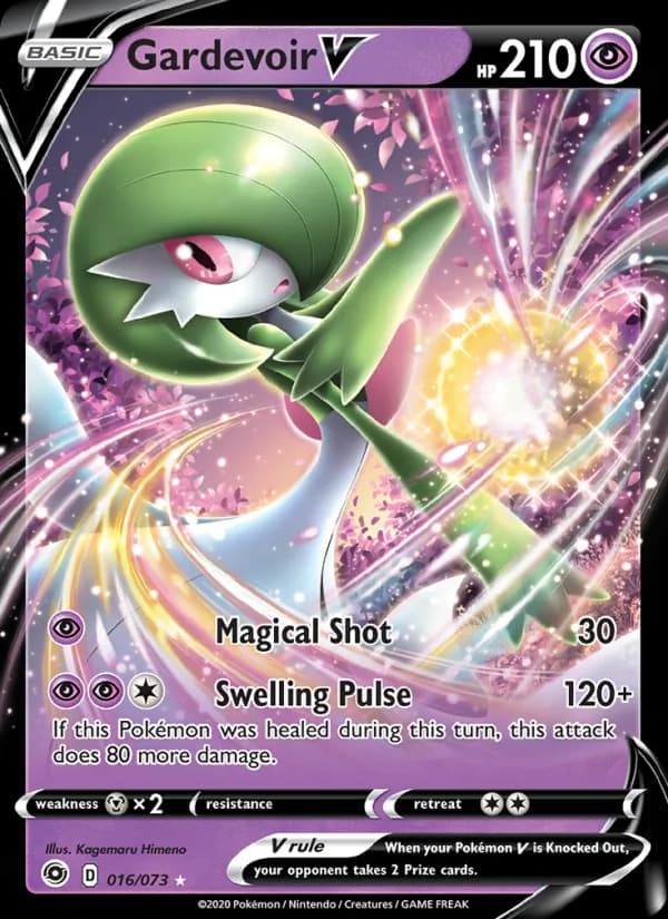 Gardevoir V card in English