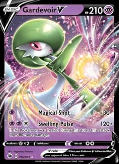 Gardevoir V card in English