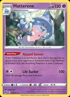 Hatterene card in English
