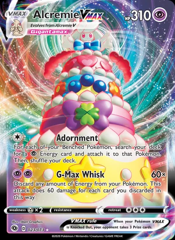 Alcremie VMAX card in English