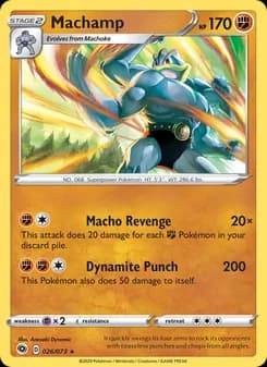 Machamp card in English